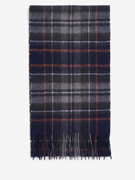 Men's Wool Scarf Navy Blue