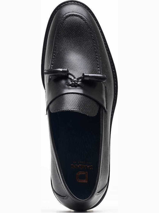 Men's Leather Loafers Black