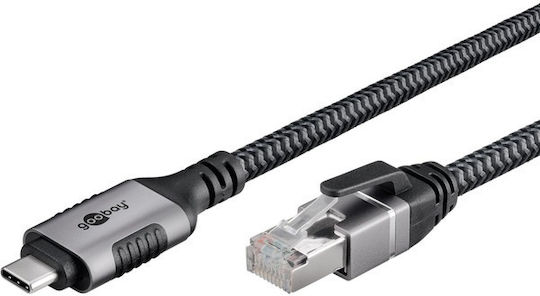 Goobay USB 2.0 Cable USB-C male - USB-C Μαύρο 3m 70699