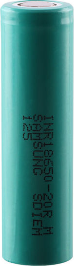 Samsung Επαναφορτιζόμενη Μπαταρία 18650 Li-ion 2000mAh 3.7V