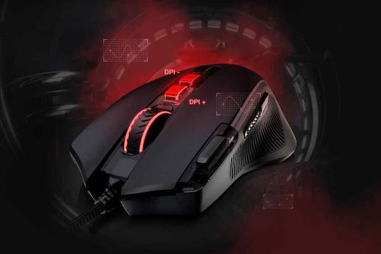 Redragon M612 Predator RGB Gaming Ποντίκι 8000 DPI Μαύρο