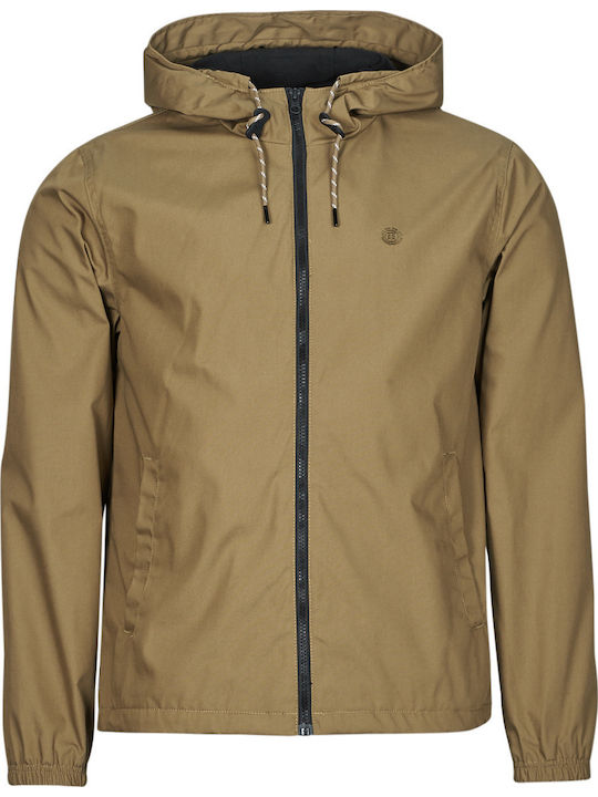 Jacke Wasserdicht und Winddicht Beige