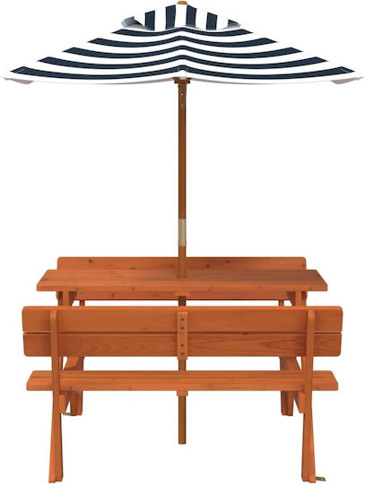 vidaXL Tischchen aus Holz 90x108x54cm. für 3+ Jahre Braun