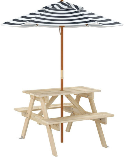 vidaXL Table made of Wood 71x79x52cm. for 3+ Years Brown