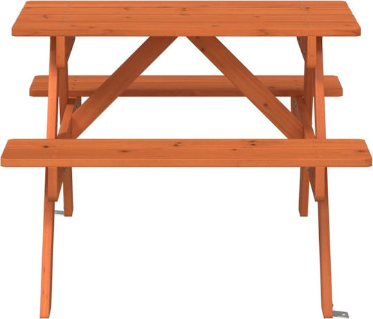vidaXL Small Table Brown For 3+ Years