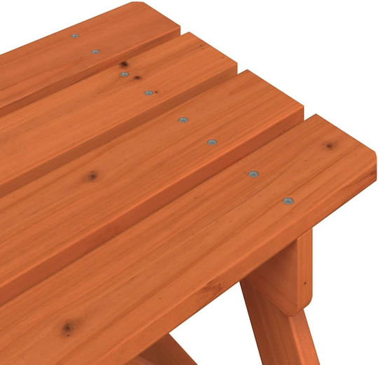 vidaXL Масичка от Дърво 71x79x52см. за 3+ Години Кафяв