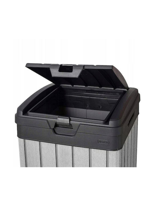 Keter Κάδος Απορριμμάτων Πλαστικός Γκρι 125lt