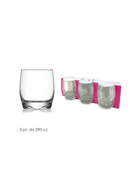 General Trade Set Gläser Whiskey aus Glas 3Stück