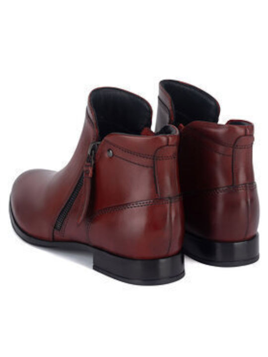 Damen Chelsea Stiefeletten Rot