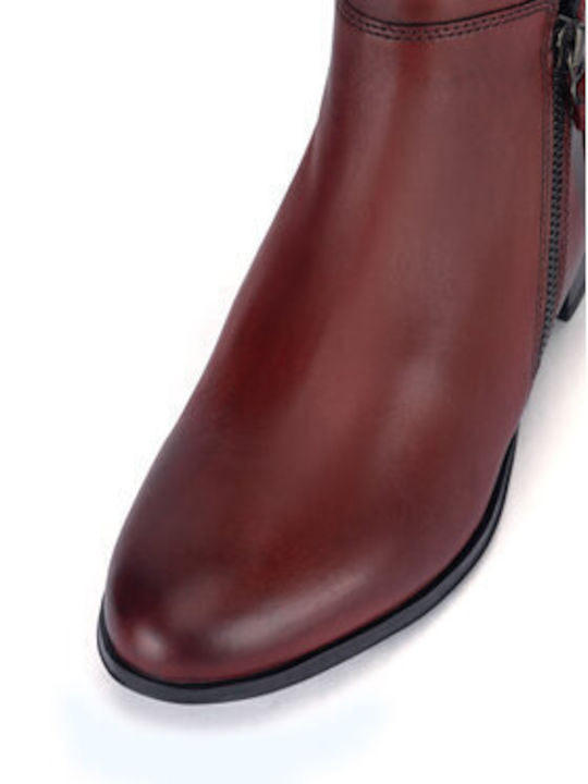 Damen Chelsea Stiefeletten Rot