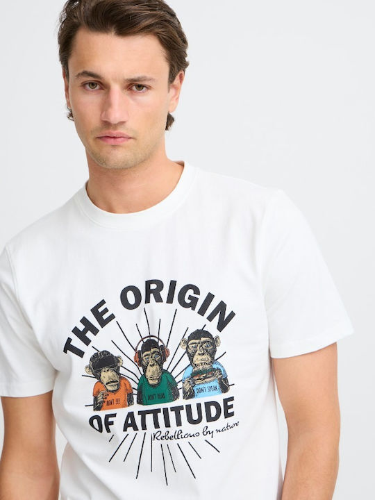 T-shirt White Monkey