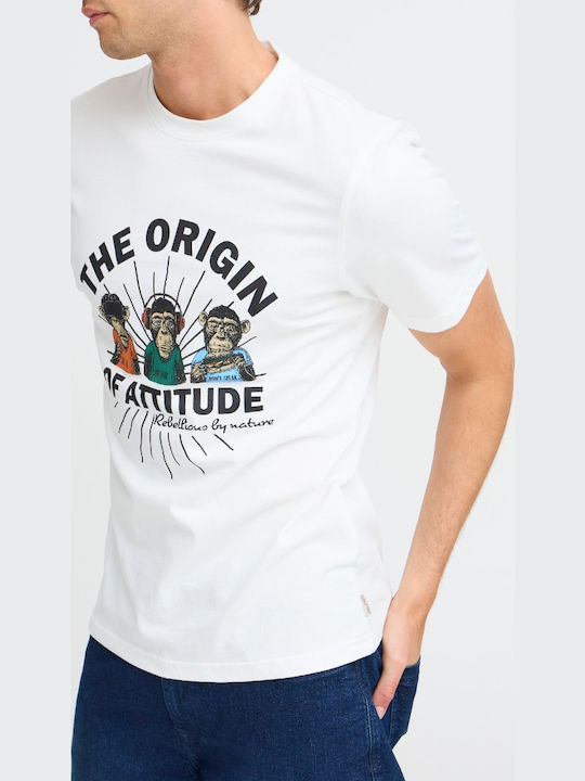 T-shirt White Monkey