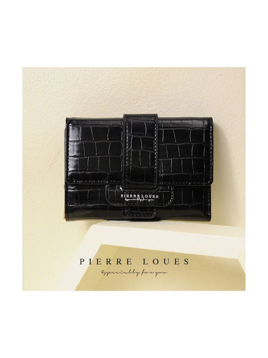 Pierre Loues Klein Frauen Brieftasche Klassiker Schwarz