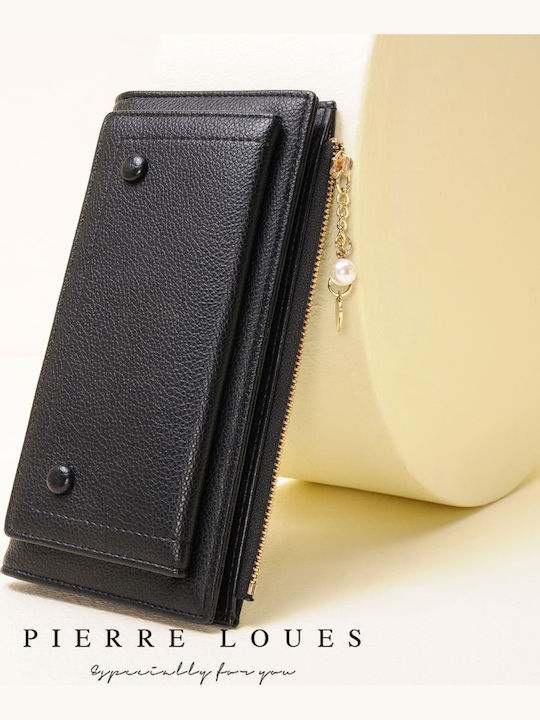 Large Women's Wallet Cards Black