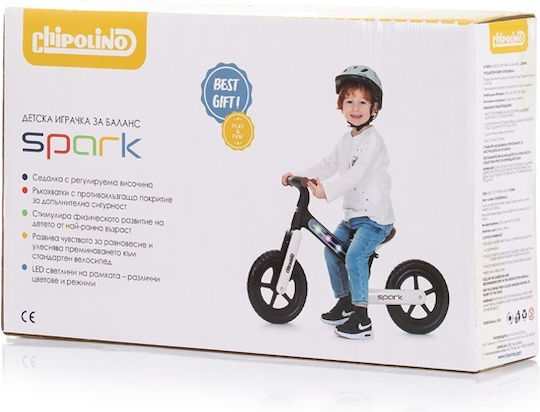 Chipolino Kids Balance Bike Spark Black