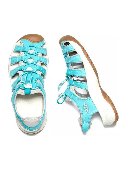 Astoria West Leather Women's Sporty Blue Sandals