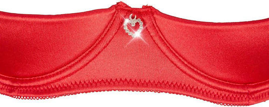 Shelf Bra Set Red 80b/m