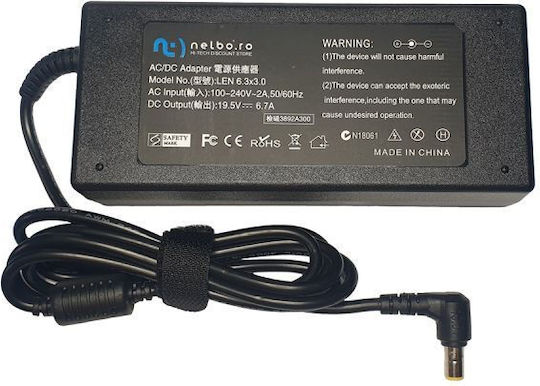 Nelbo Încărcător Laptop 130W 19.5V 6.7A pentru Lenovo