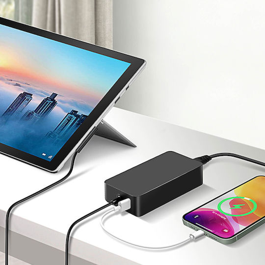 Зарядно устройство за стена Avizar 44W за Microsoft Surface Pro 6 Surface Pro 5 4 Черно
