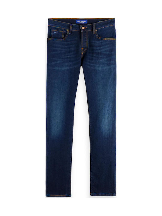 Ralston Ανδρικό Παντελόνι Τζιν με Regular Straight Εφαρμογή Beaten Blue