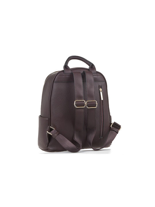 Verde Damen Tasche Rucksack Burgundisch