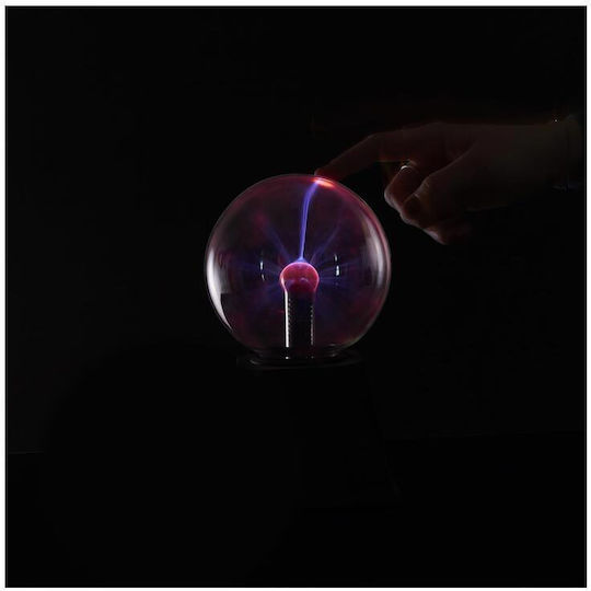 Decorative Plasma Ball Lamp Touch Sensor Sound 12.7x12.7x21.3 Cm Aria Trade