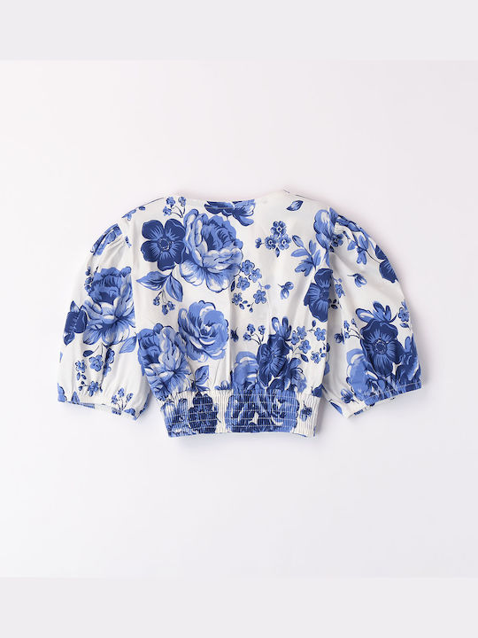 iDO Kids Blouse Long Sleeve Blue