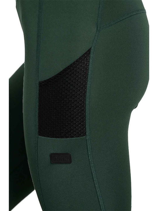 Women's Training Legging High Waisted Fleece Lining Jade