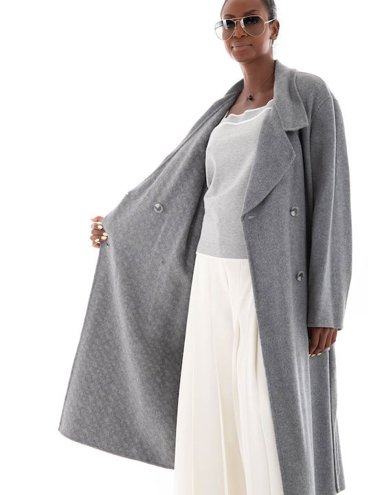 Hugo Boss Women's Wool Coat Grey