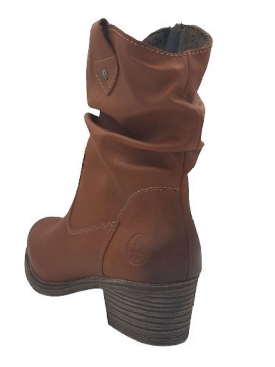 Stiefeletten Damen Tabac Braun