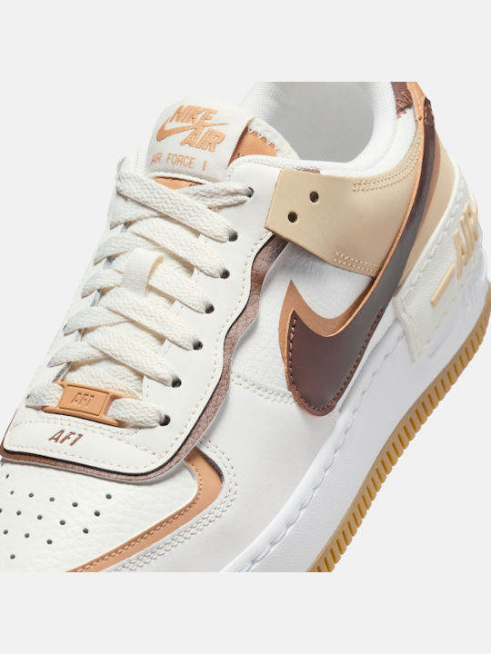 Air Force 1 Shadow Damen Sneakers Weiß