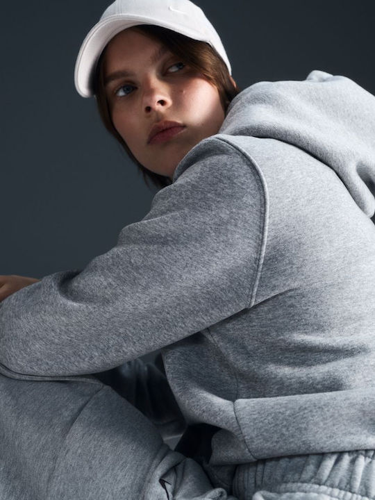 Damen Sweatshirt Kapuzen Gray