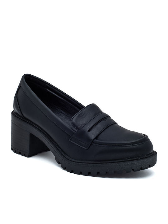Mocasini dama în culoarea Negru