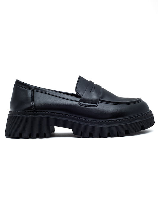 Callesta Women's Moccasins in Black Color