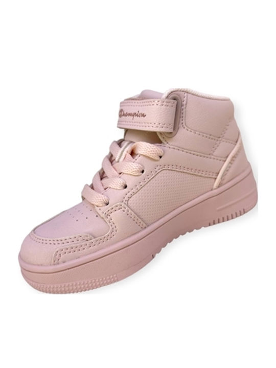 Kinder Sneakers Hoch Rosa
