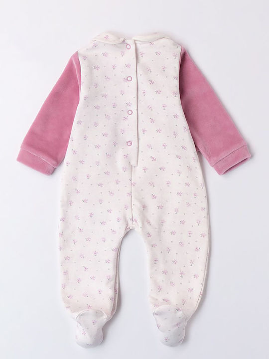 iDO Baby Strampler Cream-pink