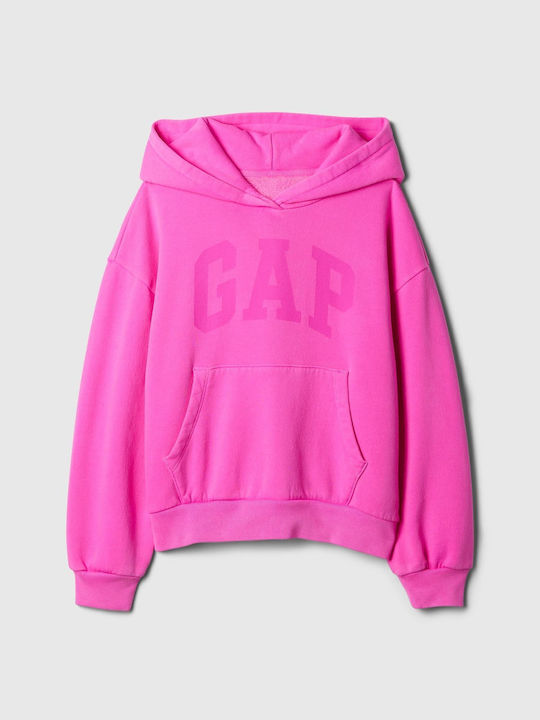 Hanorac Copii cu Glugă și Buzunare Happy Pink