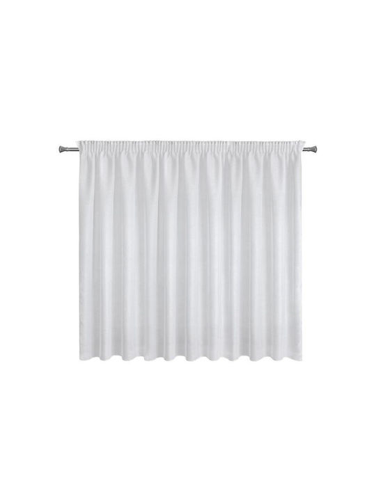 Ready Curtain Rebecca On Tape 400x150 Cm White