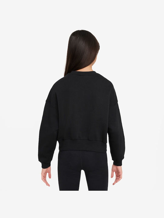 Nike Fleece Kinder Sweatshirt Black Sportswear Club