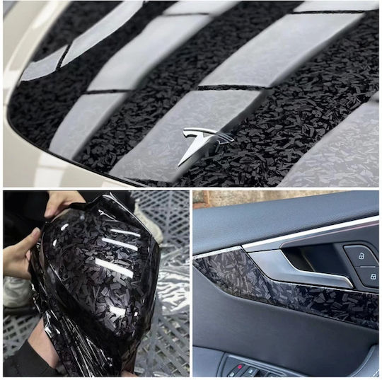 Autoaufkleber Kohlenstoff in Schwarz Farbe 1Stück