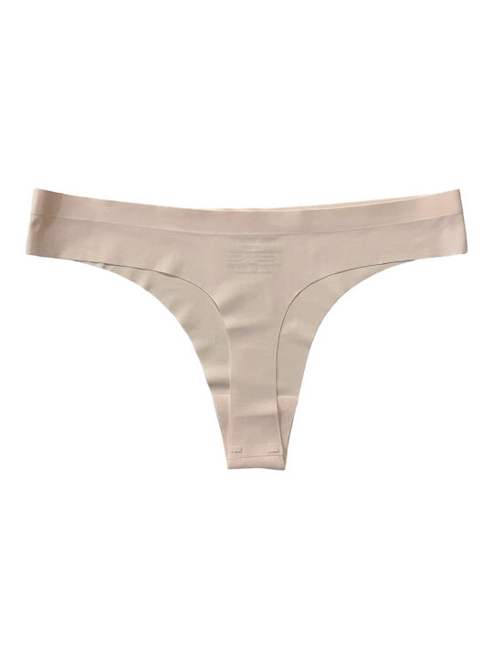 Dyana Women's String Seamless Beige