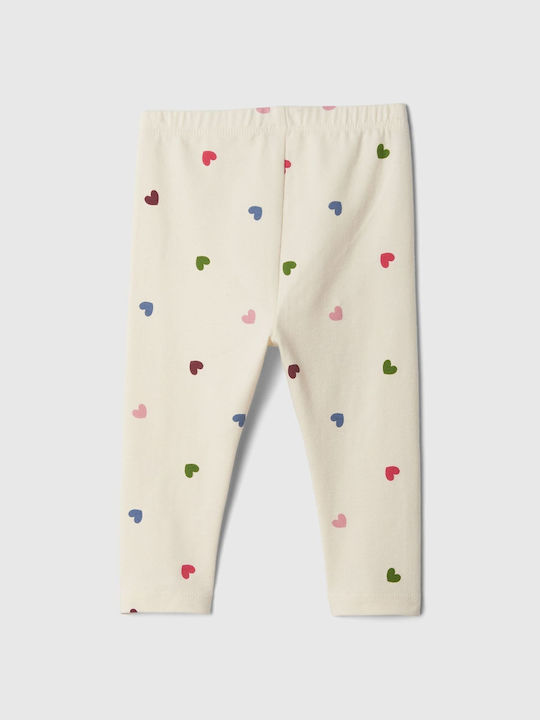 GAP Kinder Leggings Lang Multi Heart Milk Mix Match