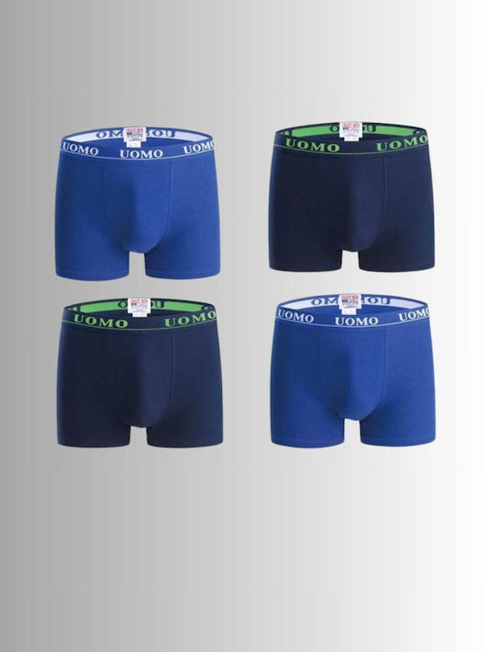 Uomo Set of Kids' Boxers Multicolored 4pcs