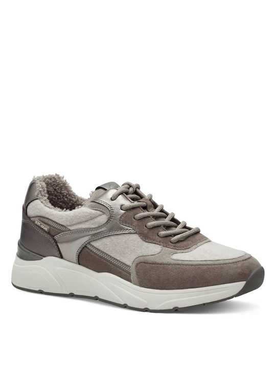 Tamaris Γυναικεία Sneakers Taupe Comb