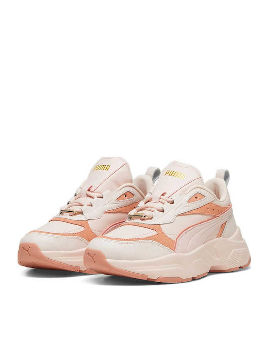Cassia Lux Damen Chunky Sneakers Pink
