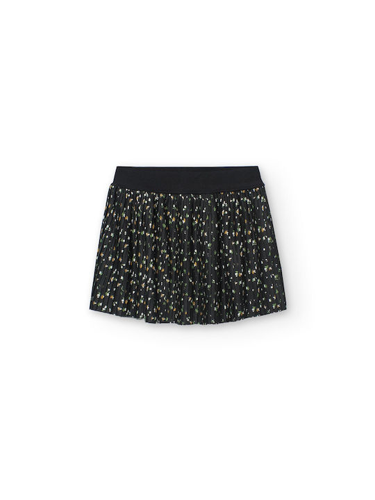 Boboli Kids Pleated Skirt Black