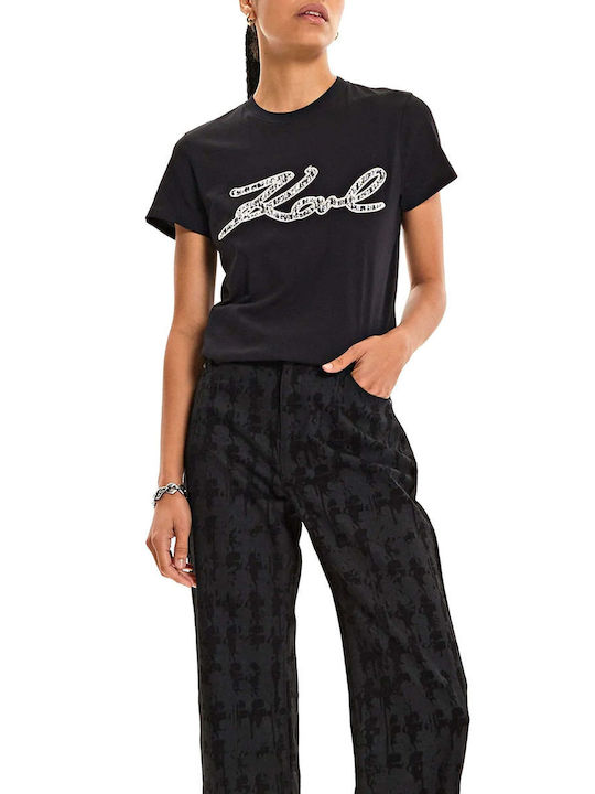 Karl Lagerfeld Femeie Tricou Black