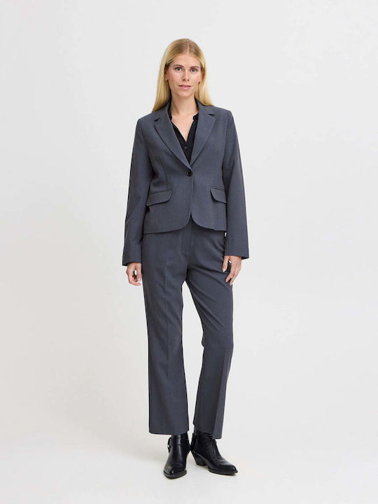 B.Younq Women's Blazer blue