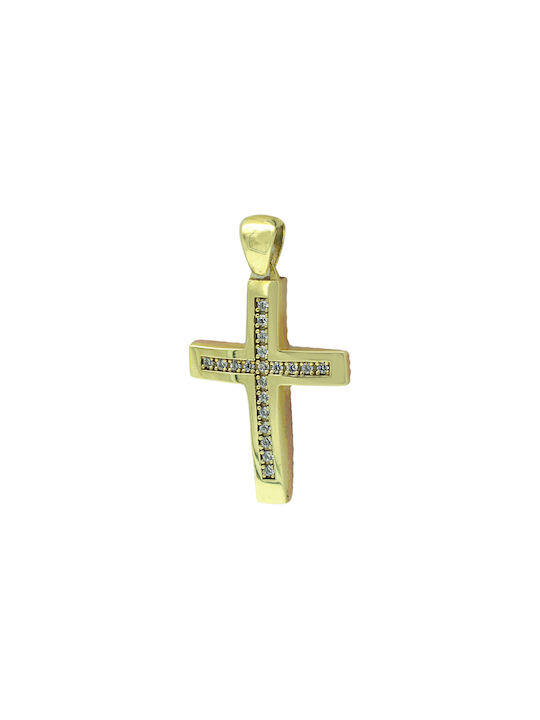 Daskalakis Women's Gold Cross 14K