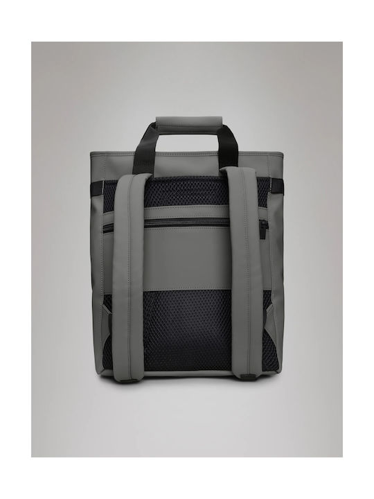 Rains Männlich Stoff Rucksack Wasserdicht Gray 22Es